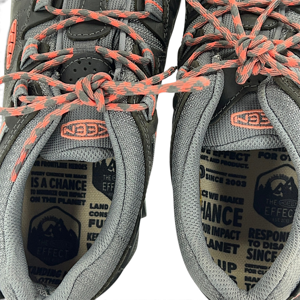 KEEN Women's US 9 Targhee II WP Hiking Shoes Black Gray Orange - Picture 6 of 8